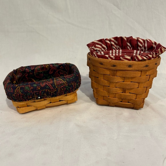 Longaberger Accents Vintage Longaberger Business Card Holder And